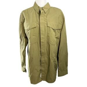 Duluth Trading Alaskan Hardgear Recycled Galebreak Standard Fit Overshirt L